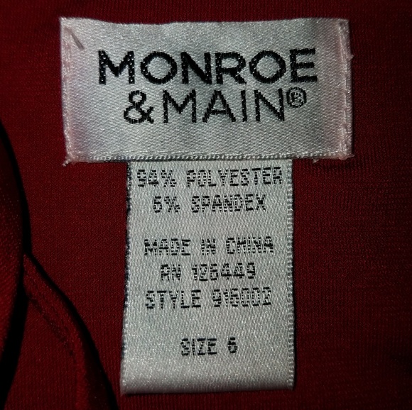 Elegant Red Strappy Shoulder Waterfall Maxi Dress - Picture 5 of 7